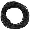 vidaXL Cord&oacute;n de cuero Negro &Oslash;1 mm x 50 m Cuero