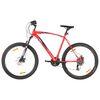 vidaXL Bicicleta montaña 21 velocidades 29 pulgadas rueda 53 cm rojo