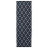 vidaXL Pasillo de alfombra ORIZ 1150 gsm Patr&oacute;n de malla negra