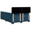 vidaXL Cama box spring con colch&oacute;n terciopelo azul oscuro 140x190 cm
