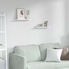 vidaXL Estante de pared con estante 2 pcs M&aacute;rmol 40 x 9 x 3 cm