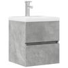 vidaXL Armario de lavabo madera ingenier&iacute;a gris hormig&oacute;n 41x38,5x45 cm
