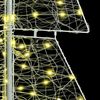 vidaXL &Aacute;rbol de Navidad con 240 LED C&aacute;lido 180 cm Acr&iacute;lico