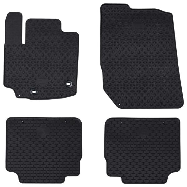 vidaXL Alfombrilla de Coche 4 pcs Negro Apto para Suzuki S-CROSS 2022-