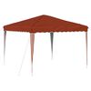 vidaXL Carpa Plegable para Fiestas Terracota 288 x 288 x 245 cm