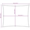 vidaXL Toldo de vela rectangular tela Oxford azul 6x7 m