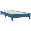 vidaXL Cama box spring con colch&oacute;n terciopelo azul oscuro 90x210 cm