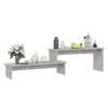 vidaXL Mueble para TV madera contrachapada gris hormigón 180x30x43 cm
