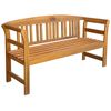 vidaXL Banco de jard&iacute;n madera maciza de acacia 157 cm