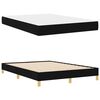 vidaXL Cama tipo Box Spring con colch&oacute;n Negro 140 x 200 cm tela
