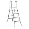 vidaXL Escalera para piscina elevada 195 x 150 cm 4-Escal&oacute;n
