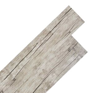 vidaXL Laminas de Suelo de PVC Autoadhesivas Roble Lavado 30,5 x 61 cm
