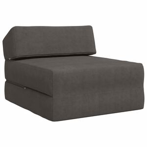 vidaXL Sof&aacute; Cama Plegable Gris oscuro 60 x 70 x 41 cm Tela