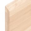 vidaXL Encimera de ba&ntilde;o madera maciza sin tratar 60x60x(2-4) cm