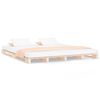 vidaXL Cama de palets de madera maciza de pino 140x190 cm