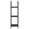 vidaXL Estante de libros Roble Negro 40 x 30 x 109 cm