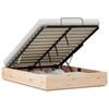 vidaXL Estructura de Cama Ottoman con Almacenamiento Natural