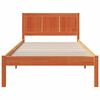 vidaXL Estructura de cama Marrón 90 x 190 cm Madera maciza de Pino