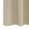 vidaXL Cortinas opacas 2 pcs Crema 140 x 245 cm Terciopelo
