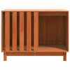 vidaXL Casa para perros con almacenamiento Marr&oacute;n cera 90 x 60 x 67 cm