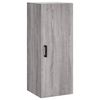 vidaXL Aparador alto madera contrachapada gris Sonoma 34,5x34x180 cm