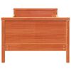 vidaXL Cama extensible para niños Otro Marrón cera 80 x 130 / 165 / 200 cm