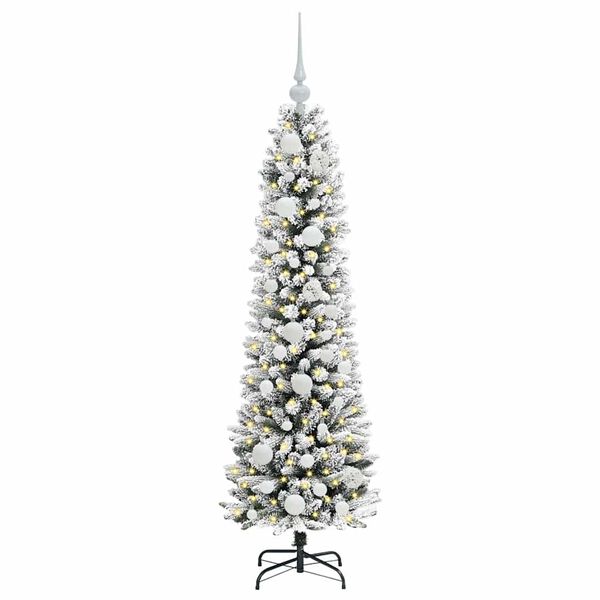 vidaXL Árbol de Navidad artificial con 150 LED verde y 120 cm