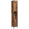 vidaXL Gabinete de Ba&ntilde;o con caj&oacute;n Madera Vieja 31,5 x 33 x 190 cm