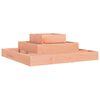 vidaXL Jardinera de madera maciza de abeto douglas 80x80x27 cm