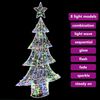 vidaXL &Aacute;rbol de Navidad con 160 LED Multicolor 150 cm Acr&iacute;lico