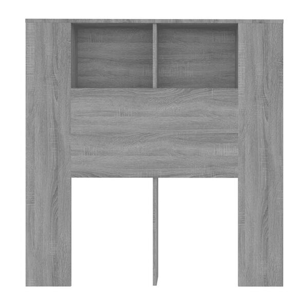 vidaXL Mueble cabecero gris Sonoma 100x18,5x102,5 cm