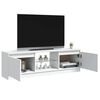 vidaXL Mueble para TV con luces LED blanco 120x30x36 cm