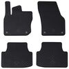 vidaXL Alfombrilla de Coche 4 pcs Negro VW TIGUAN TDI Goma