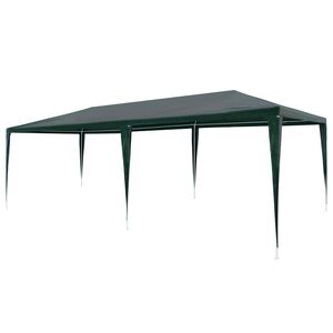 vidaXL Carpa para fiestas PE verde 3x6 m