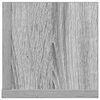 vidaXL Estantes de pared 2 uds madera gris Sonoma 100x16,5x16,5 cm