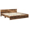 vidaXL Estructura de cama con cabecera Madera Vieja 200 x 200 cm