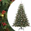 vidaXL &Aacute;rbol de Navidad artificial Verde 180 cm PVC, Metal y Pl&aacute;stico