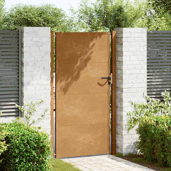 vidaXL Puerta de jard&iacute;n 100x200 cm de acero corten