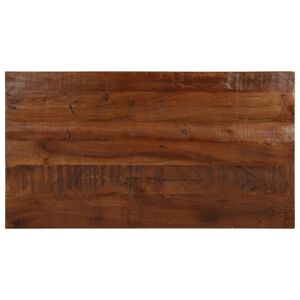 vidaXL Tablero mesa rectangular madera maciza reciclada 110x50x2,5 cm