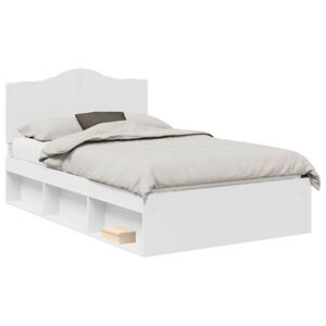 vidaXL Estructura de cama 120 x 190 cm Madera de pino macizo