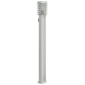 vidaXL L&aacute;mpara de suelo de exterior con enchufe acero inoxidable 110cm