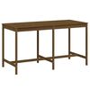 vidaXL Mesa de jard&iacute;n madera maciza pino marr&oacute;n miel 203,5x90x110 cm
