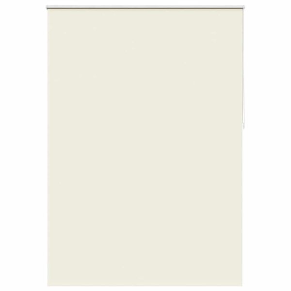 vidaXL Estor enrollable opaco 144,4x230 cm, tela, ancho 140 cm, blanco roto