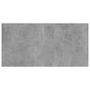 vidaXL Estante estanter&iacute;a 8uds contrachapada gris hormig&oacute;n 40x20x1,5cm