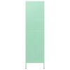 vidaXL Armario de acero verde menta 90x50x180 cm