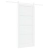 vidaXL Puerta Corredera ORKDAL 93 x 202 cm Madera de ingenier&iacute;a Blanco