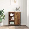 vidaXL Vitrina Madera Vieja 70 x 30 x 80 cm Madera contrachapada