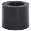 vidaXL Borde de goma para quitanieves negro 180x15x1 cm
