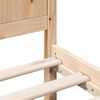 vidaXL Estructura de cama Marr&oacute;n 160 x 200 cm Madera maciza de Pino