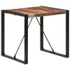 vidaXL Mesa de comedor madera maciza 80x80x75 cm